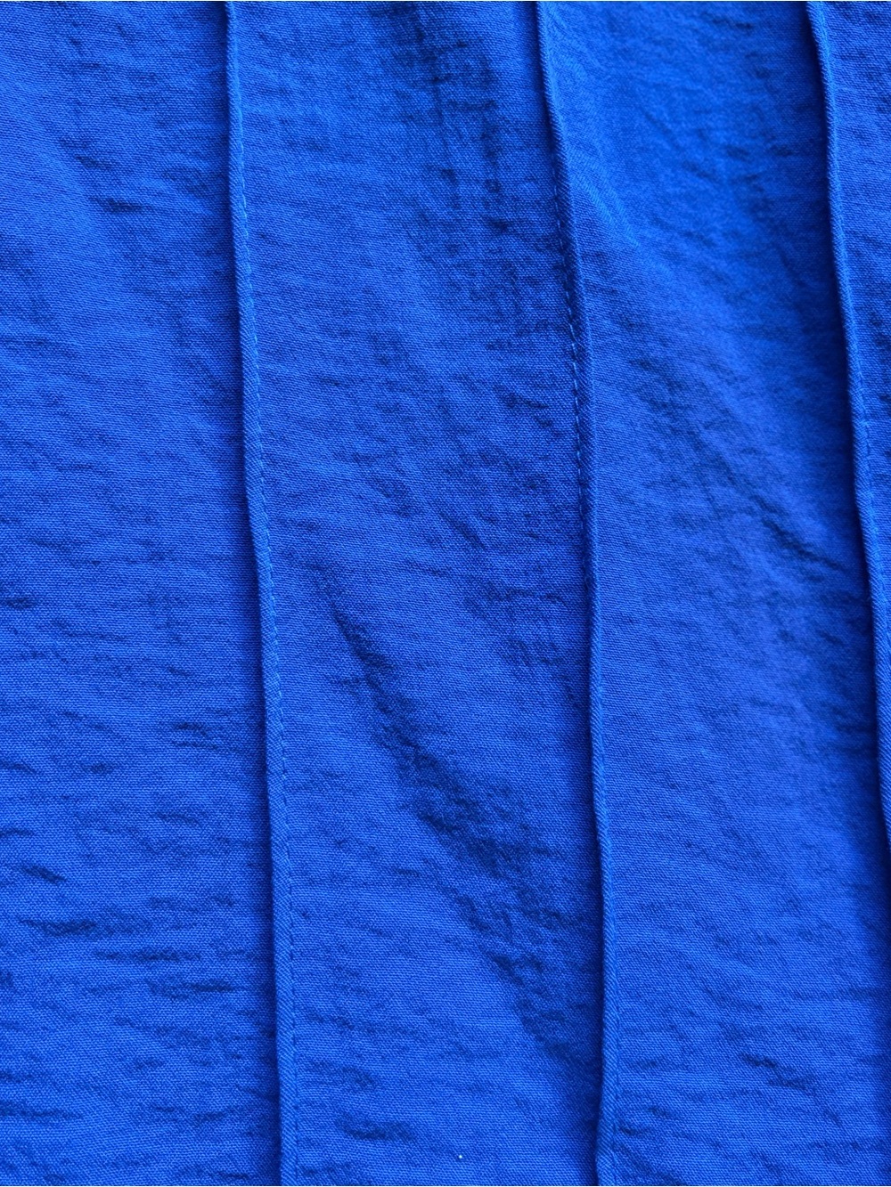 John Mark Cobalt Blue Collared Split V-Neck Tunic Top 3/4 Sleeves Sz M NEW - Picture 5 of 16